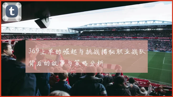 369上单的崛起与挑战揭秘职业战队背后的故事与策略分析